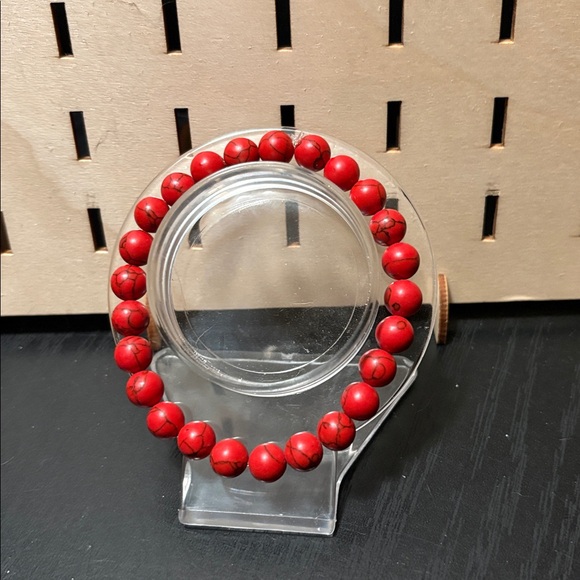 Handmade Jewelry - Handcrafted howlite beaded bracelet